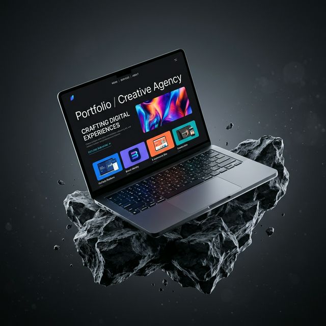 Santa Monica Modern Web Development on Laptop