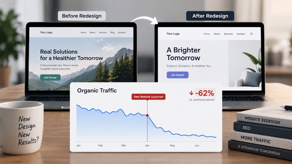 Did a Website Redesign Cause Your Organic Traffic to Drop?